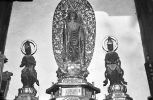 沼越区）恩乗寺　阿弥陀如来三尊