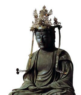 木造宝冠釈迦如来坐像